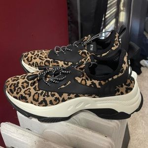 Steve Madden cheetah print sneakers